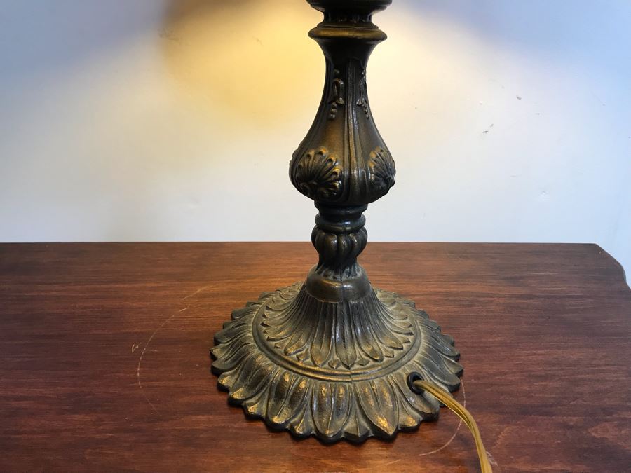 JUST ADDED - Stained Glass Table Lamp 17H (OFS) [Photo 7]
