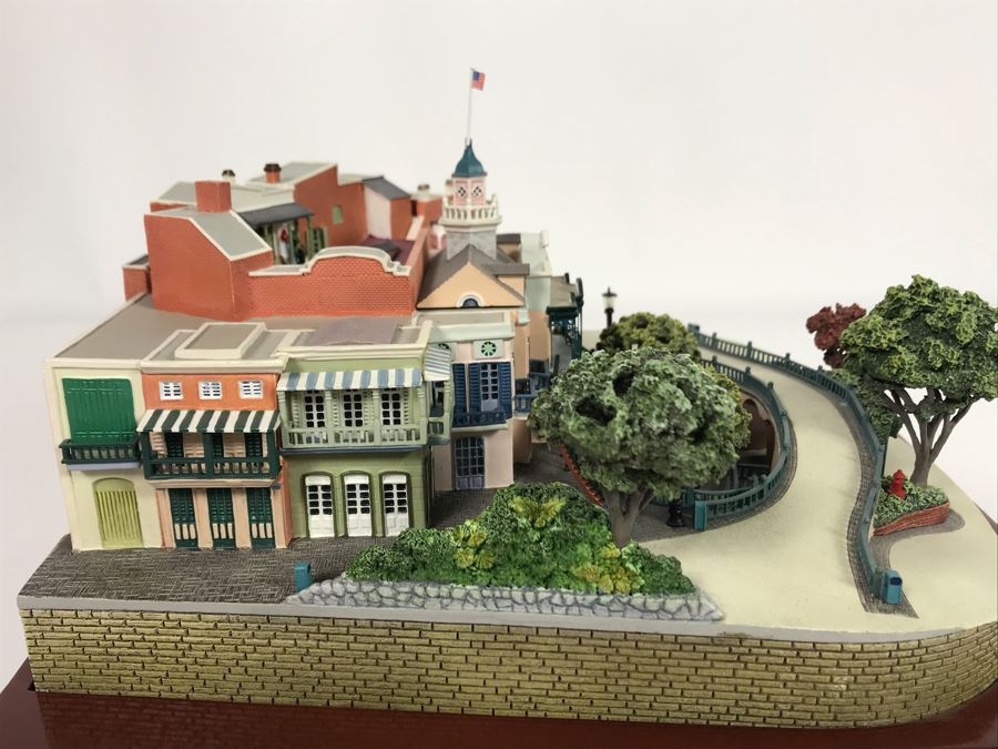 HAND SIGNED By Robert Olszewski First Edition Pirates Of The Caribbean And The Disney Gallery The Art Of Disney Theme Park Attraction Miniature Model With Box And 2 Scenes And Certificate Of Authenticity 9.5W X 10.5D X 6H DL1006 (Estimate $1,500-$2,000) [Photo 17]