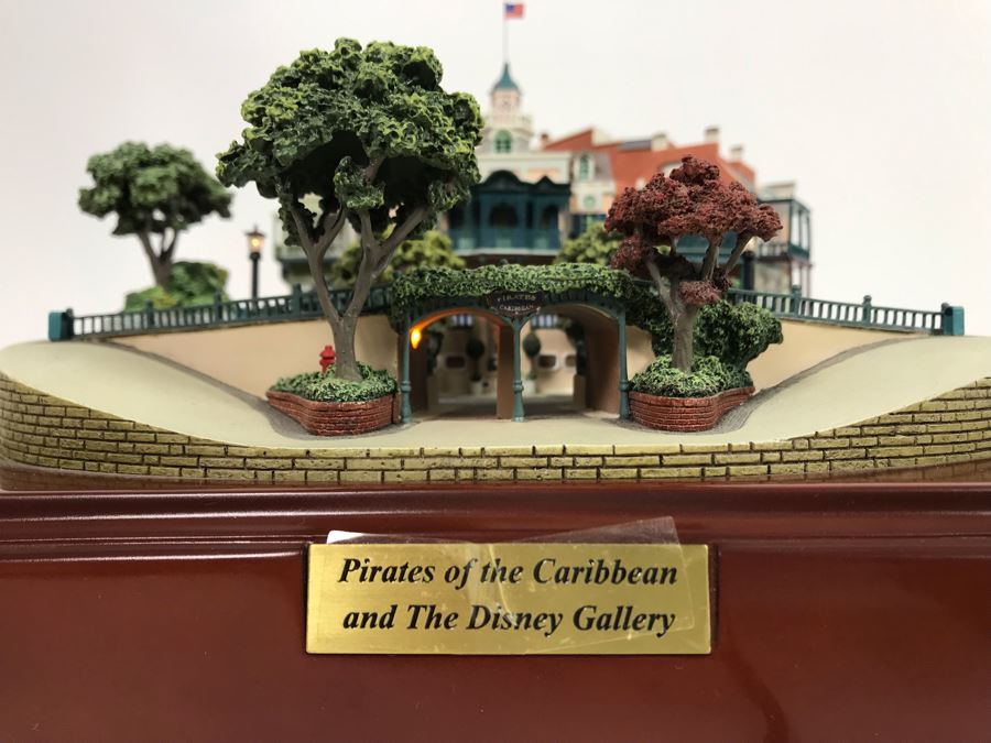 HAND SIGNED By Robert Olszewski First Edition Pirates Of The Caribbean And The Disney Gallery The Art Of Disney Theme Park Attraction Miniature Model With Box And 2 Scenes And Certificate Of Authenticity 9.5W X 10.5D X 6H DL1006 (Estimate $1,500-$2,000) [Photo 31]