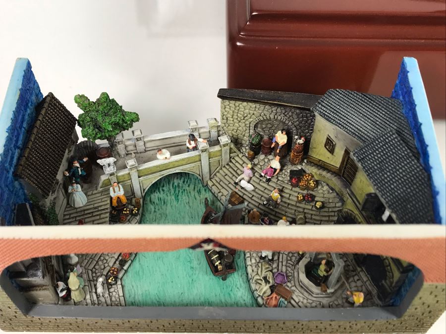 HAND SIGNED By Robert Olszewski First Edition Pirates Of The Caribbean And The Disney Gallery The Art Of Disney Theme Park Attraction Miniature Model With Box And 2 Scenes And Certificate Of Authenticity 9.5W X 10.5D X 6H DL1006 (Estimate $1,500-$2,000) [Photo 13]