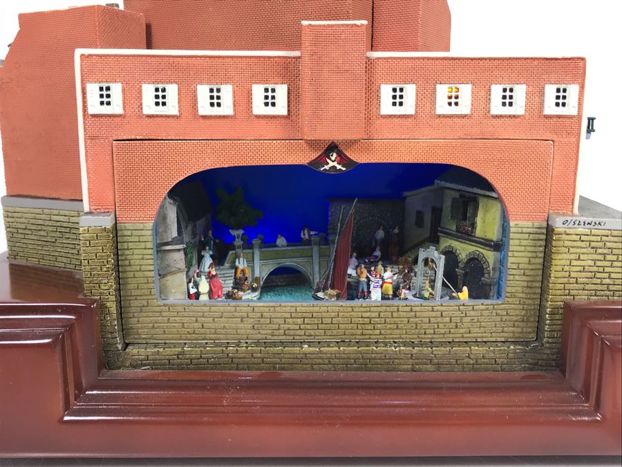 HAND SIGNED By Robert Olszewski First Edition Pirates Of The Caribbean And The Disney Gallery The Art Of Disney Theme Park Attraction Miniature Model With Box And 2 Scenes And Certificate Of Authenticity 9.5W X 10.5D X 6H DL1006 (Estimate $1,500-$2,000) [Photo 3]