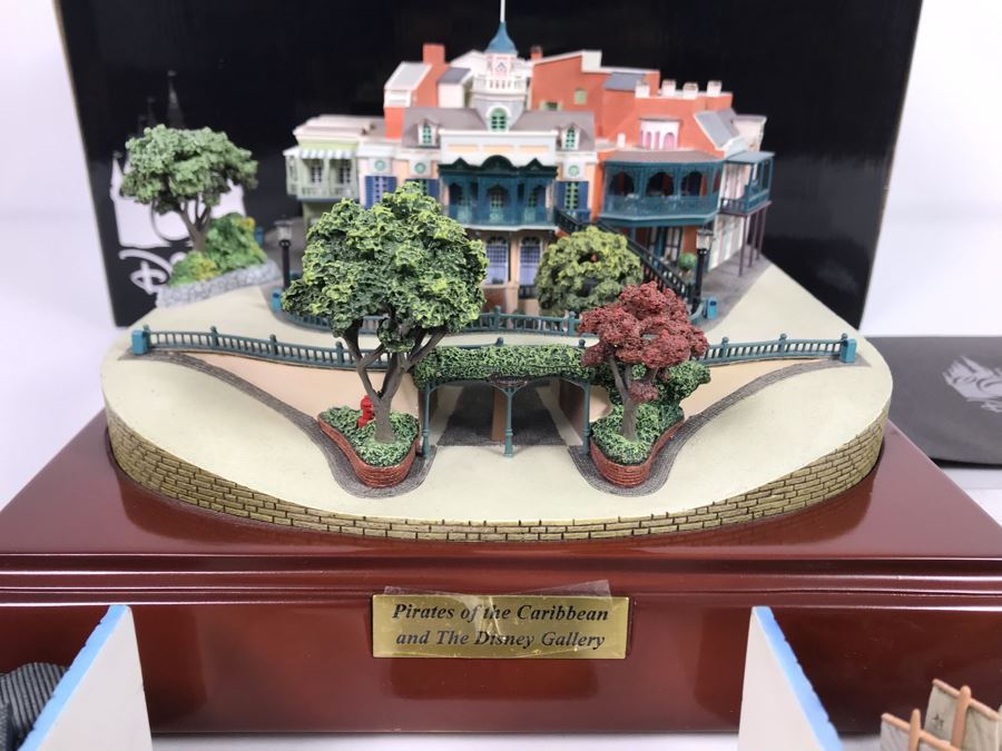 HAND SIGNED By Robert Olszewski First Edition Pirates Of The Caribbean And The Disney Gallery The Art Of Disney Theme Park Attraction Miniature Model With Box And 2 Scenes And Certificate Of Authenticity 9.5W X 10.5D X 6H DL1006 (Estimate $1,500-$2,000) [Photo 6]