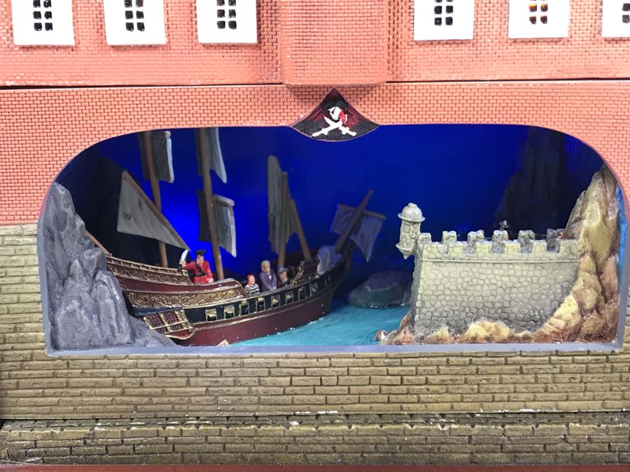 HAND SIGNED By Robert Olszewski First Edition Pirates Of The Caribbean And The Disney Gallery The Art Of Disney Theme Park Attraction Miniature Model With Box And 2 Scenes And Certificate Of Authenticity 9.5W X 10.5D X 6H DL1006 (Estimate $1,500-$2,000) [Photo 22]