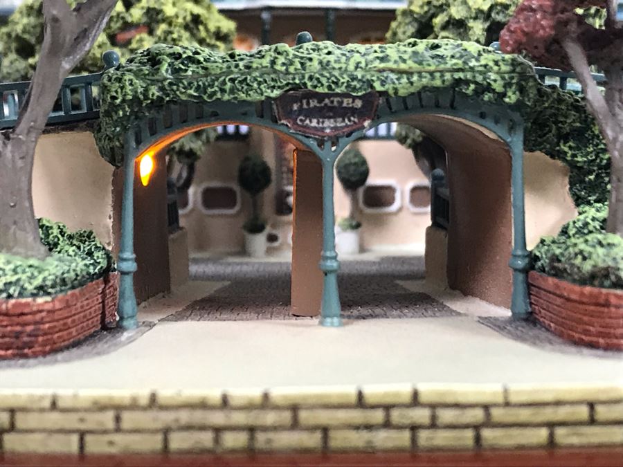 HAND SIGNED By Robert Olszewski First Edition Pirates Of The Caribbean And The Disney Gallery The Art Of Disney Theme Park Attraction Miniature Model With Box And 2 Scenes And Certificate Of Authenticity 9.5W X 10.5D X 6H DL1006 (Estimate $1,500-$2,000) [Photo 32]