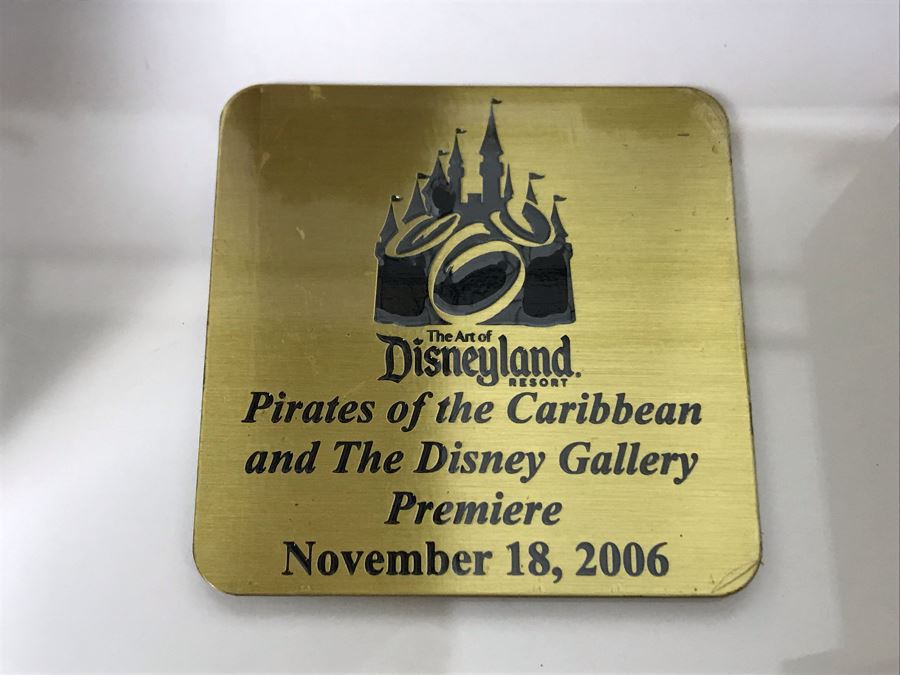 HAND SIGNED By Robert Olszewski First Edition Pirates Of The Caribbean And The Disney Gallery The Art Of Disney Theme Park Attraction Miniature Model With Box And 2 Scenes And Certificate Of Authenticity 9.5W X 10.5D X 6H DL1006 (Estimate $1,500-$2,000) [Photo 14]