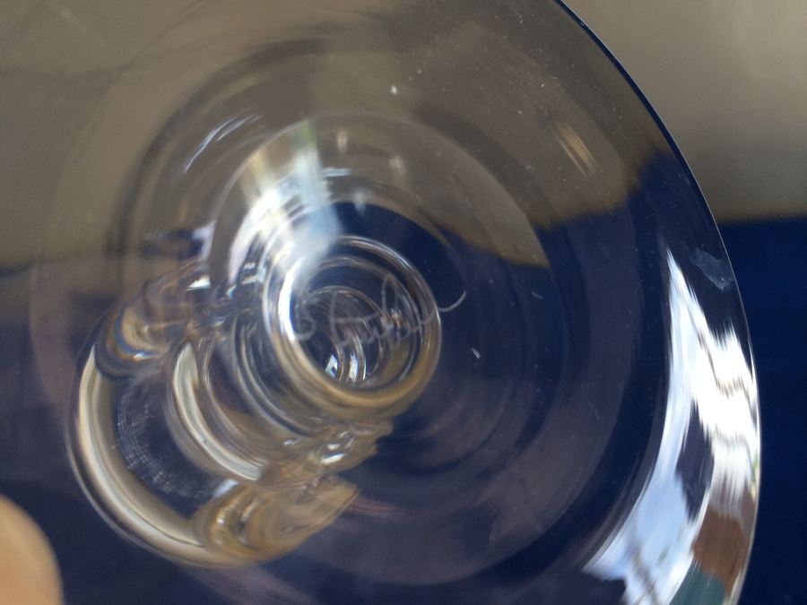 STEUBEN GLASS Water Goblets Set of 12 [Photo 3]