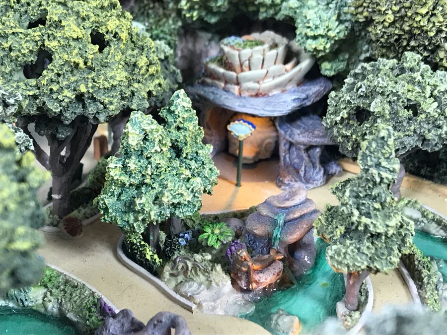 Disneyland Main Street, USA Collection: King Triton's Garden And Snow White Grotto Robert Olszewski Disney Theme Park Attraction Miniature Model With Box And Certificate Of Authenticity DL0016 13W X 12D X 4.75H (Estimate $600-$1,500) [Photo 12]