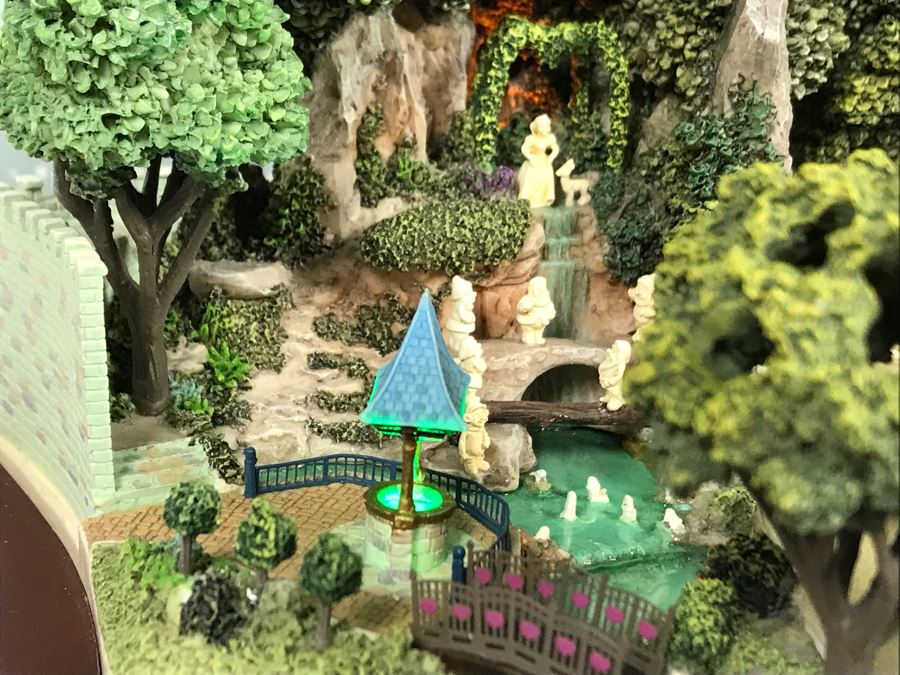 Disneyland Main Street, USA Collection: King Triton's Garden And Snow White Grotto Robert Olszewski Disney Theme Park Attraction Miniature Model With Box And Certificate Of Authenticity DL0016 13W X 12D X 4.75H (Estimate $600-$1,500) [Photo 7]