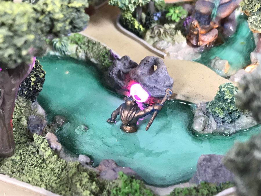 Disneyland Main Street, USA Collection: King Triton's Garden And Snow White Grotto Robert Olszewski Disney Theme Park Attraction Miniature Model With Box And Certificate Of Authenticity DL0016 13W X 12D X 4.75H (Estimate $600-$1,500) [Photo 11]