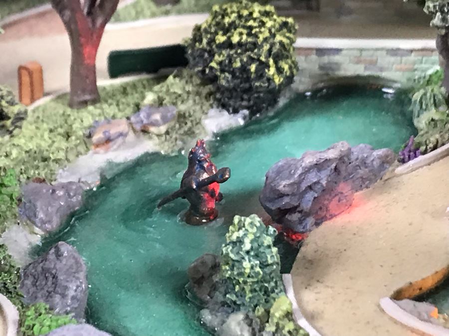 Disneyland Main Street, USA Collection: King Triton's Garden And Snow White Grotto Robert Olszewski Disney Theme Park Attraction Miniature Model With Box And Certificate Of Authenticity DL0016 13W X 12D X 4.75H (Estimate $600-$1,500) [Photo 15]