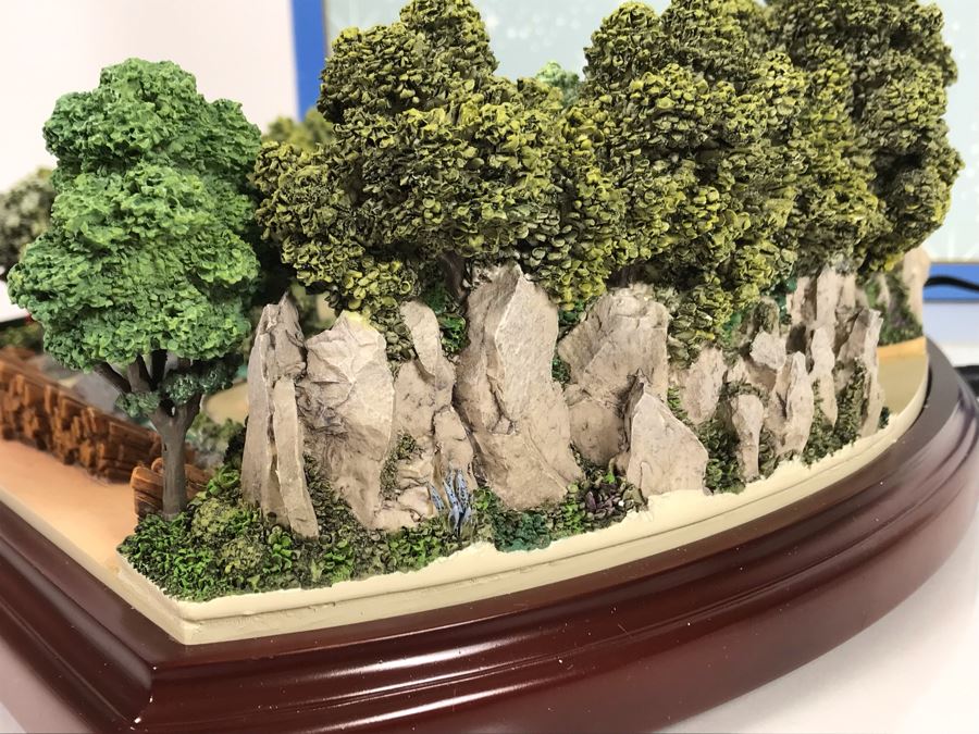 Disneyland Main Street, USA Collection: King Triton's Garden And Snow White Grotto Robert Olszewski Disney Theme Park Attraction Miniature Model With Box And Certificate Of Authenticity DL0016 13W X 12D X 4.75H (Estimate $600-$1,500) [Photo 17]