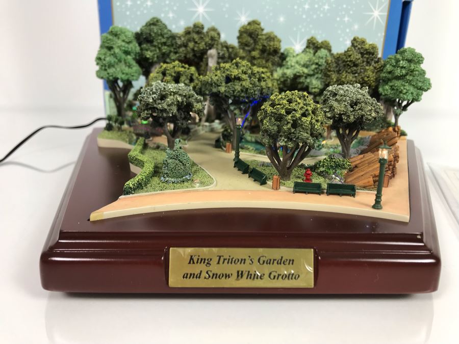 Disneyland Main Street, USA Collection: King Triton's Garden And Snow White Grotto Robert Olszewski Disney Theme Park Attraction Miniature Model With Box And Certificate Of Authenticity DL0016 13W X 12D X 4.75H (Estimate $600-$1,500) [Photo 3]