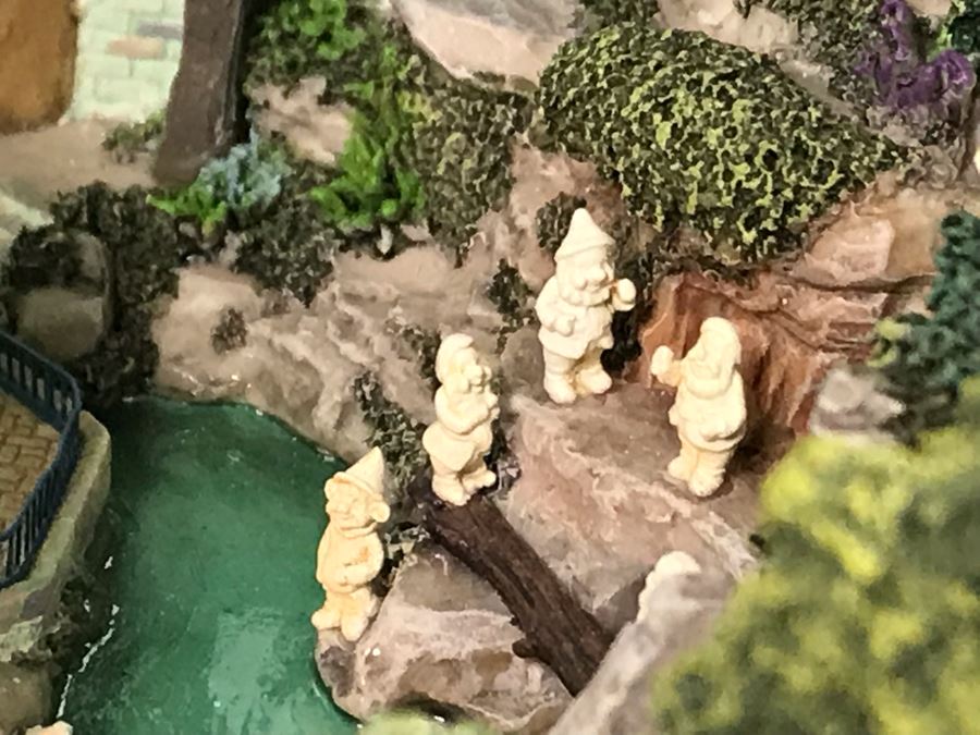 Disneyland Main Street, USA Collection: King Triton's Garden And Snow White Grotto Robert Olszewski Disney Theme Park Attraction Miniature Model With Box And Certificate Of Authenticity DL0016 13W X 12D X 4.75H (Estimate $600-$1,500) [Photo 13]