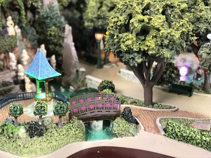 Disneyland Main Street, USA Collection: King Triton's Garden And Snow White Grotto Robert Olszewski Disney Theme Park Attraction Miniature Model With Box And Certificate Of Authenticity DL0016 13W X 12D X 4.75H (Estimate $600-$1,500) [Photo 19]
