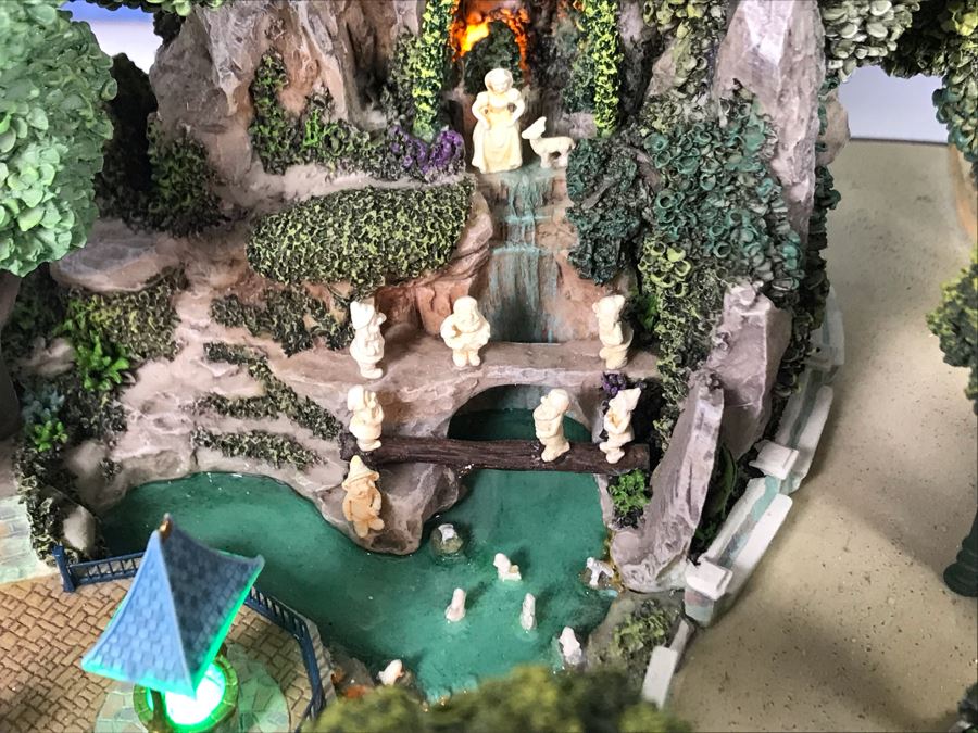 Disneyland Main Street, USA Collection: King Triton's Garden And Snow White Grotto Robert Olszewski Disney Theme Park Attraction Miniature Model With Box And Certificate Of Authenticity DL0016 13W X 12D X 4.75H (Estimate $600-$1,500) [Photo 9]