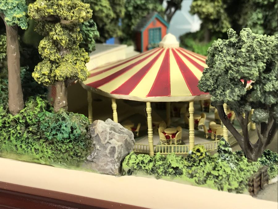 Disneyland Main Street, USA Collection: Carnation Plaza Gardens By Robert Olszewski Disney Theme Park Attraction Miniature Model With Box And Certificate Of Authenticity DL0020 11W X 11D X 5H (Last One Sold For $3,300) [Photo 13]