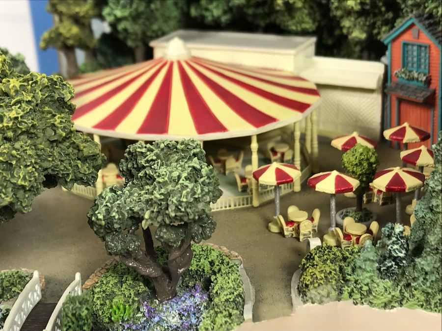 Disneyland Main Street, USA Collection: Carnation Plaza Gardens By Robert Olszewski Disney Theme Park Attraction Miniature Model With Box And Certificate Of Authenticity DL0020 11W X 11D X 5H (Last One Sold For $3,300) [Photo 9]