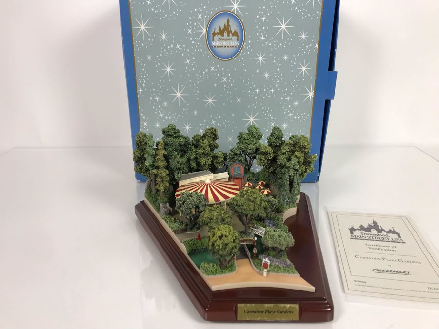 Disneyland Main Street, USA Collection: Carnation Plaza Gardens By Robert Olszewski Disney Theme Park Attraction Miniature Model With Box And Certificate Of Authenticity DL0020 11W X 11D X 5H (Last One Sold For $3,300) [Photo 3]