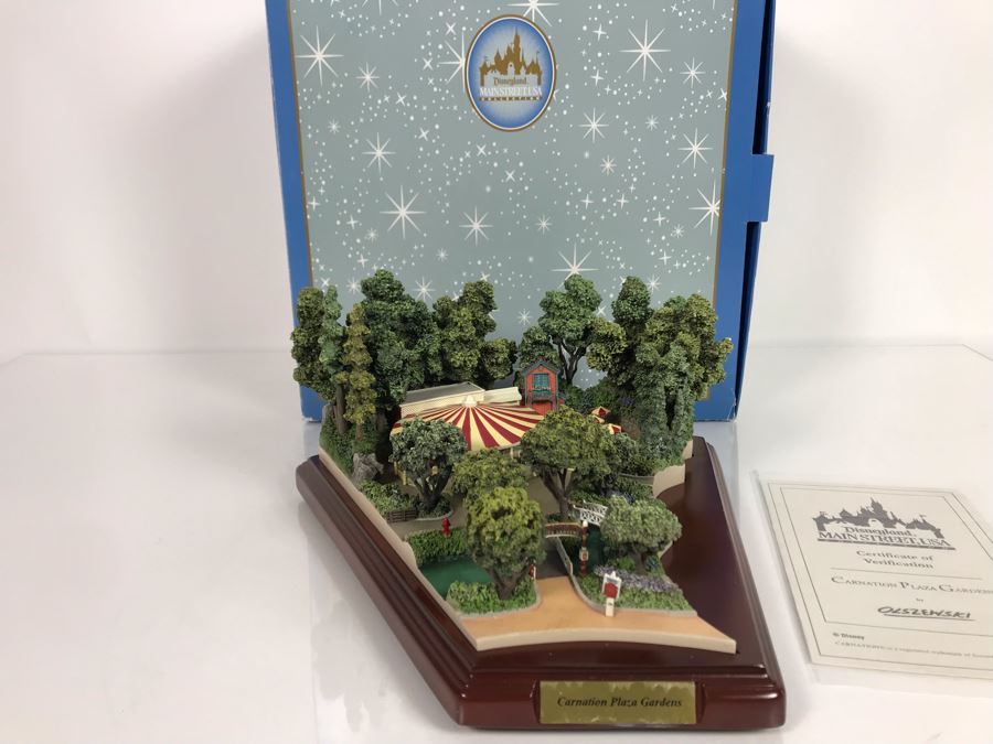 Disneyland Main Street, USA Collection: Carnation Plaza Gardens By Robert Olszewski Disney Theme Park Attraction Miniature Model With Box And Certificate Of Authenticity DL0020 11W X 11D X 5H (Last One Sold For $3,300) [Photo 2]