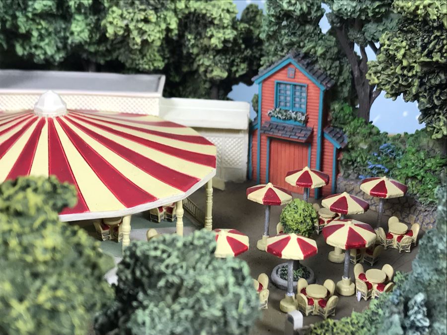 Disneyland Main Street, USA Collection: Carnation Plaza Gardens By Robert Olszewski Disney Theme Park Attraction Miniature Model With Box And Certificate Of Authenticity DL0020 11W X 11D X 5H (Last One Sold For $3,300) [Photo 10]
