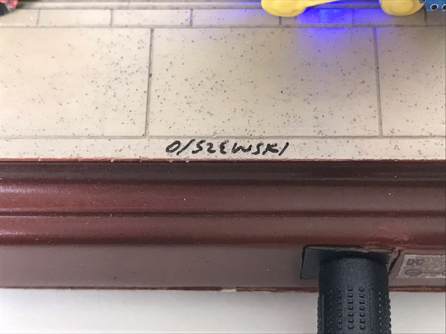 HAND SIGNED By Robert Olszewski Disneyland Main Street, USA Collection: First Edition Main Street Electrical Parade (Set #1) By Robert Olszewski Disney Theme Park Attraction Miniature Model With Box And COA 12W X 2.75D X 3H DL0601 (Estimate $300-$700) [Photo 12]