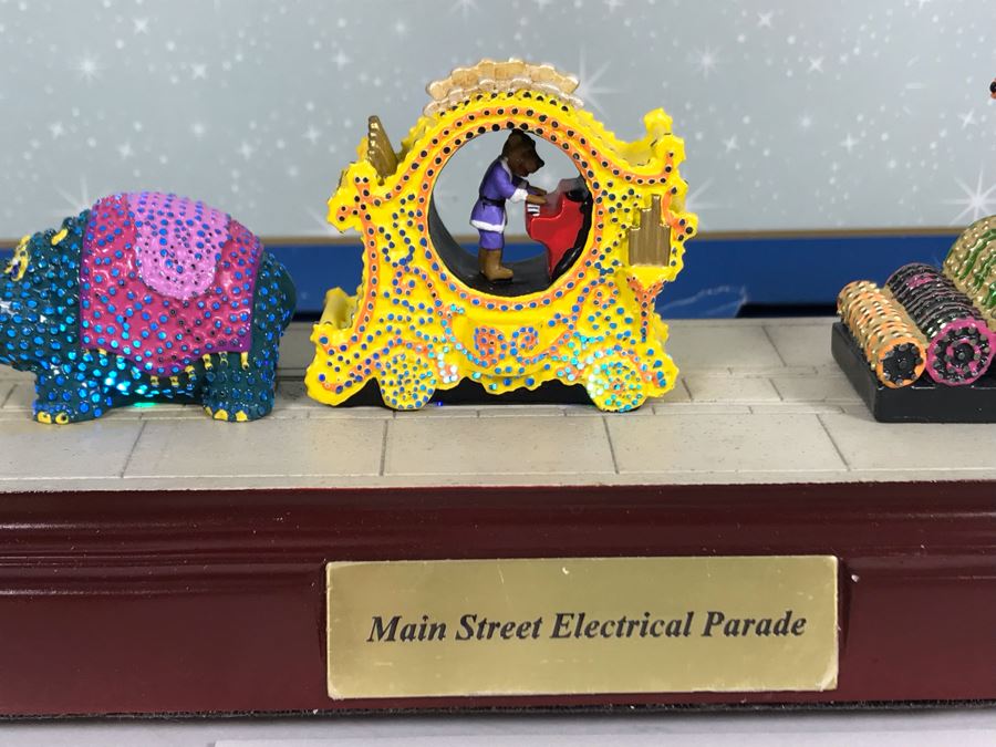 Robert Olszewski Disneyland Main Street, USA Collection: First Edition Main Street Electrical Parade (Set #4) By Robert Olszewski Disney Theme Park Attraction Miniature Model With Box And COA 10.75W X 2.75D X 3H DL0604 (Estimate $300-$700) [Photo 6]