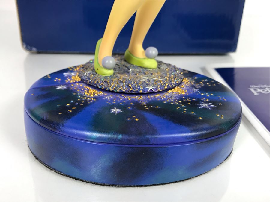 Walt Disney's Peter Pan Tink Figurine With Box Disney 2000 Markrita 10.5H [Photo 7]