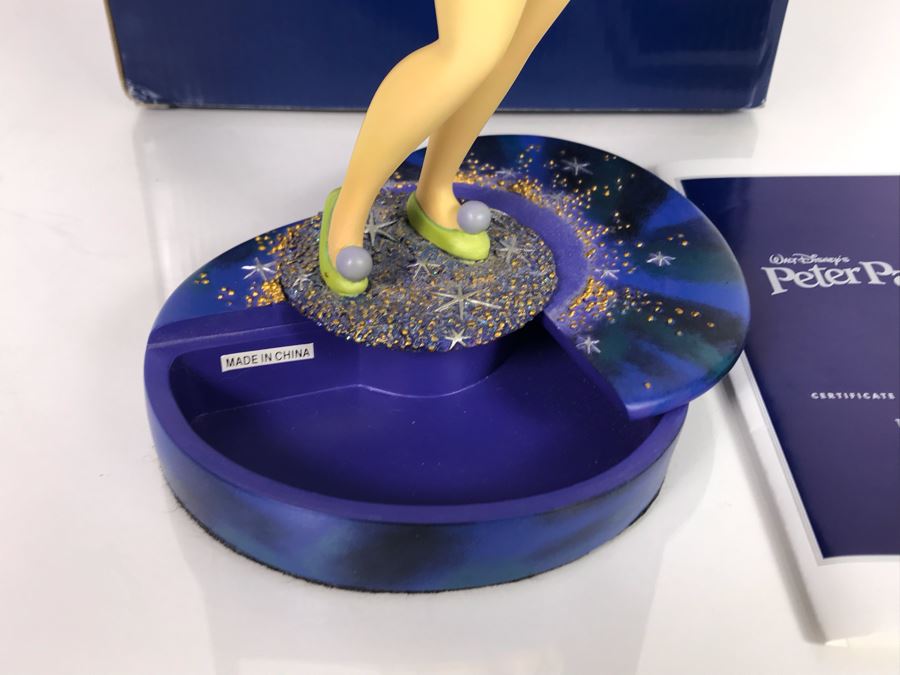 Walt Disney's Peter Pan Tink Figurine With Box Disney 2000 Markrita 10.5H [Photo 9]
