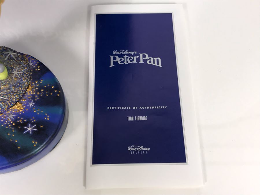 Walt Disney's Peter Pan Tink Figurine With Box Disney 2000 Markrita 10.5H [Photo 8]