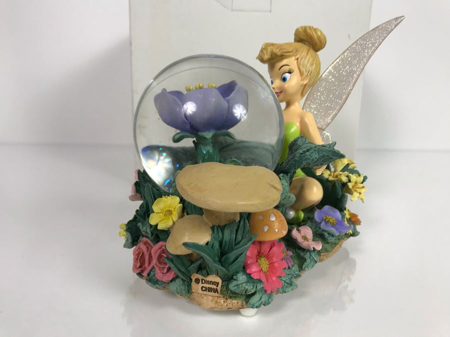 Walt Disney's Peter Pan Tinker Bell Figurine Globe With Box 8.5W X 6.75H [Photo 7]