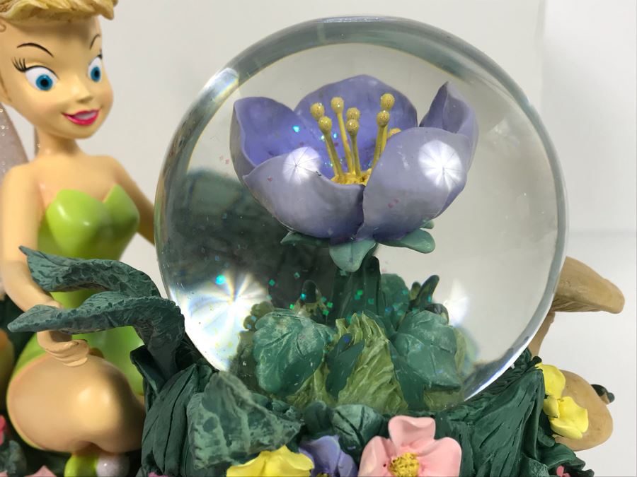 Walt Disney's Peter Pan Tinker Bell Figurine Globe With Box 8.5W X 6.75H [Photo 5]