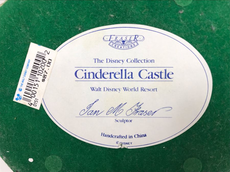 The Disney Collection Cinderella Castle Walt Disney World Resort By Fraser Creations With Box [Photo 10]