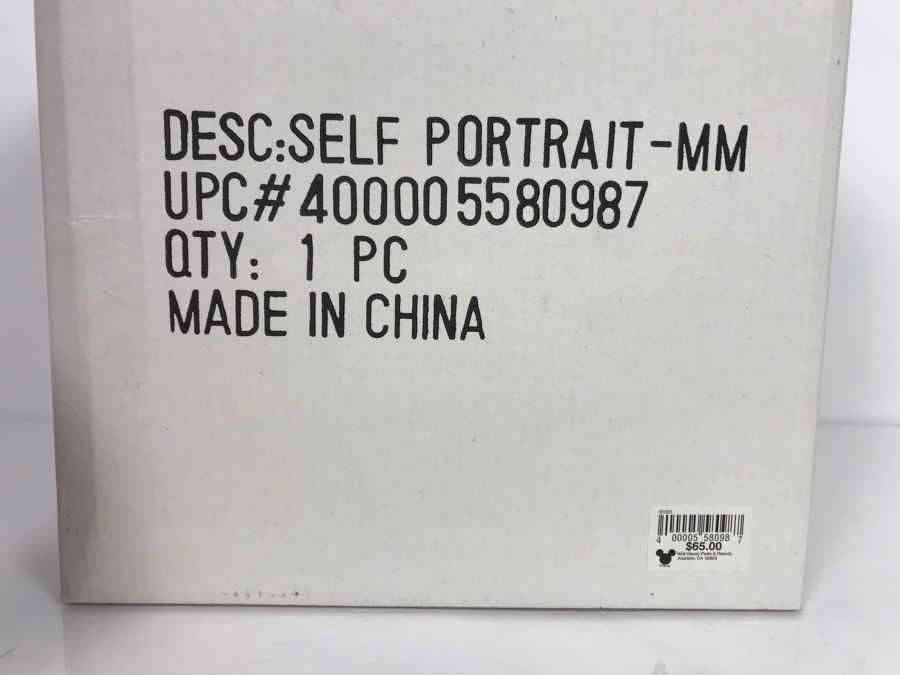 Disney's Mickey Mouse Self-Portrait Figurine By Charles Boyer Reminiscent Of Norman Rockwell With Box 7.5H [Photo 16]