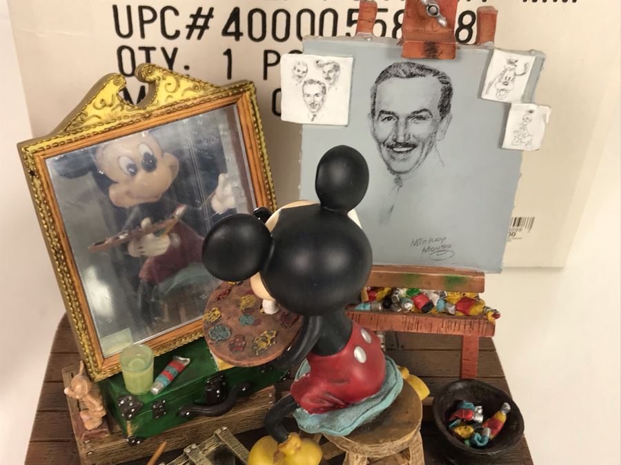 Disney's Mickey Mouse Self-Portrait Figurine By Charles Boyer ...