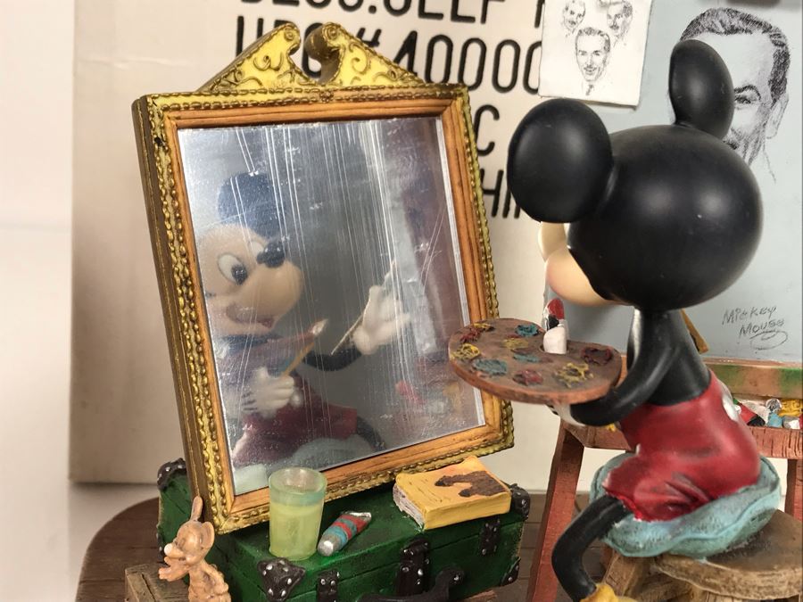 disney self portrait figurine
