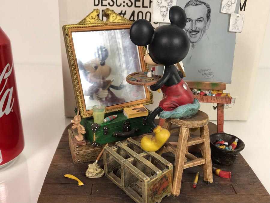 disney self portrait figurine