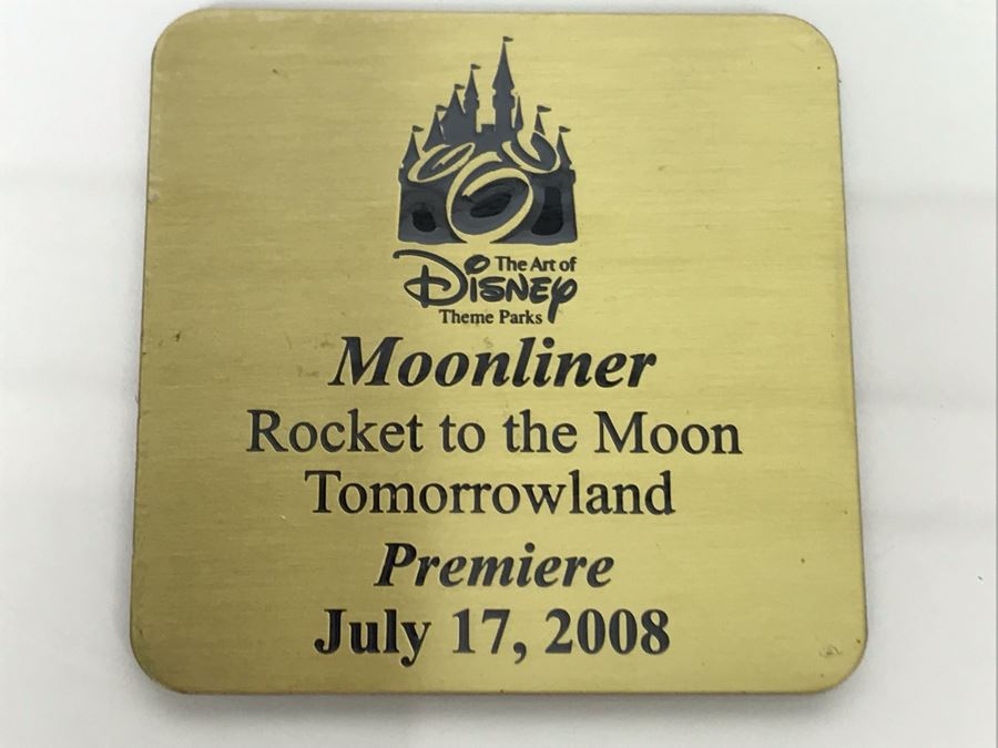 Limited Edition Disneyland Annual Passholder Moonliner Rocket To The Moon Tomorrowland DL-2002 By Robert Olszewski With Box And COA 7.25H [Photo 9]