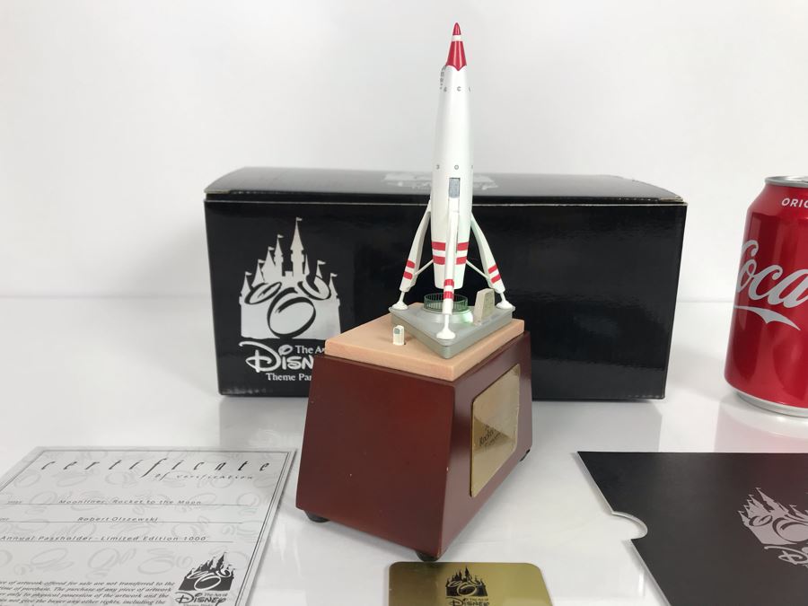 Limited Edition Disneyland Annual Passholder Moonliner Rocket To The ...