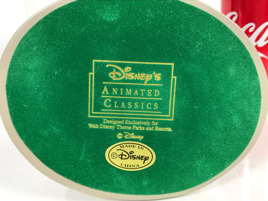 Disney's Animated Classics Mickey Mouse Sorcerer With Dancing Broom Figurine With Box 6.5W X 5.5H [Photo 6]