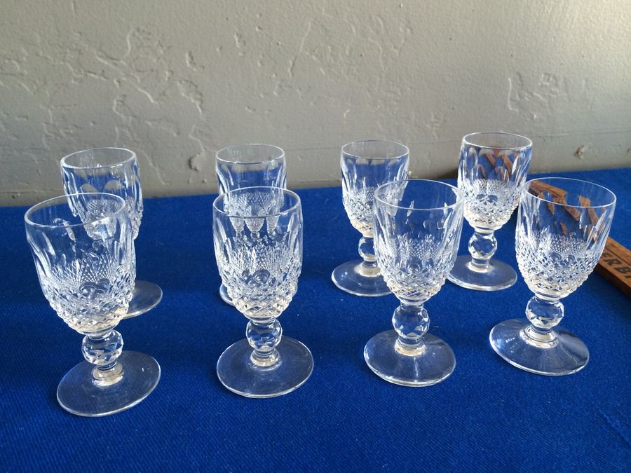 WATERFORD Crystal Stemware - 8 Glasses