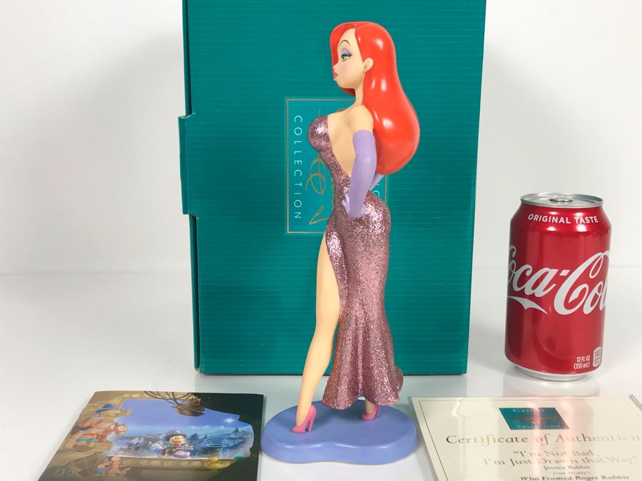 Limited Edition 5,000 Jessica Rabbit 'I'm Not Bad, I'm Just Drawn That Way' Sculpture Figurine From Disney's Who Framed Roger Rabbit Walt Disney Classics Collection With Box Sculpted By Kent Melton [Photo 7]