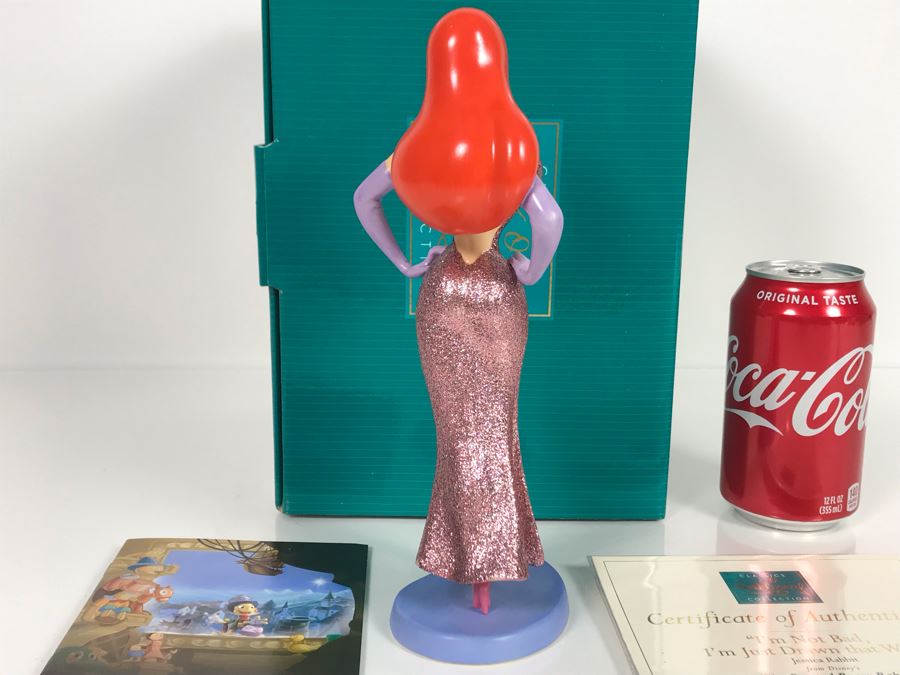 Limited Edition 5,000 Jessica Rabbit 'I'm Not Bad, I'm Just Drawn That Way' Sculpture Figurine From Disney's Who Framed Roger Rabbit Walt Disney Classics Collection With Box Sculpted By Kent Melton [Photo 8]