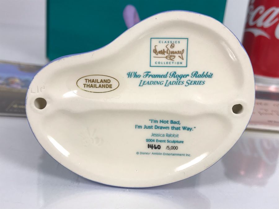 Limited Edition 5,000 Jessica Rabbit 'I'm Not Bad, I'm Just Drawn That Way' Sculpture Figurine From Disney's Who Framed Roger Rabbit Walt Disney Classics Collection With Box Sculpted By Kent Melton [Photo 10]