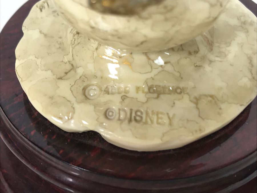 Walt Disney's Tinker Bell Sculpture Figurine By Florence Giuseppe Armani Figurine Made In Italy With Box 0108C 12'H (Estimate $450-$725) [Photo 8]