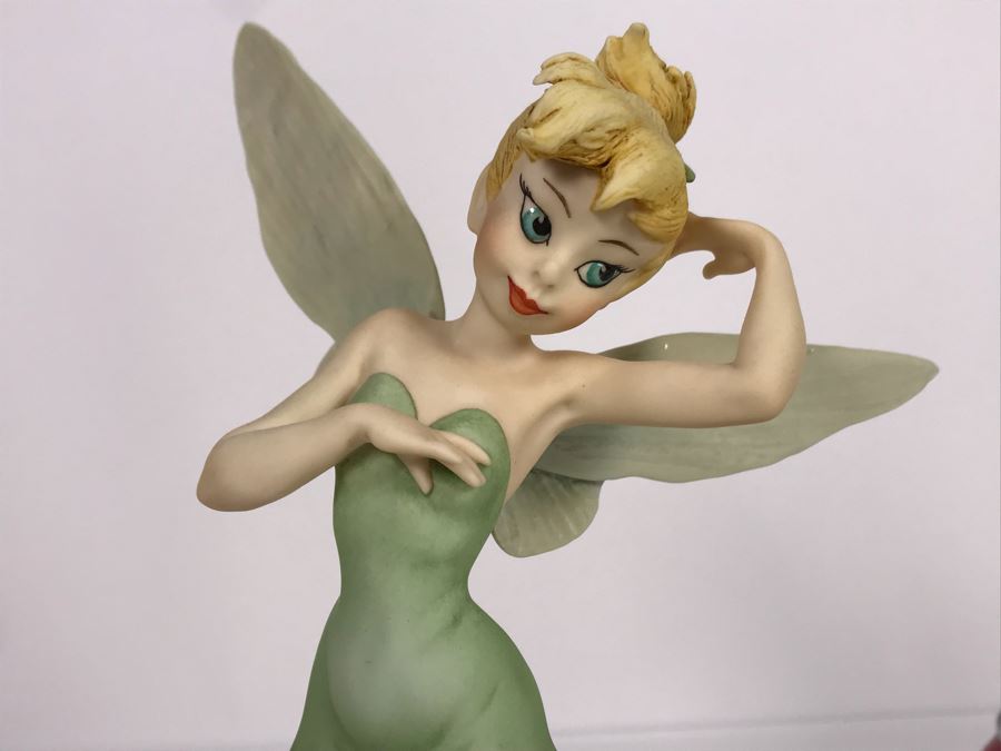 Walt Disney's Tinker Bell Sculpture Figurine By Florence Giuseppe Armani Figurine Made In Italy With Box 0108C 12'H (Estimate $450-$725) [Photo 4]