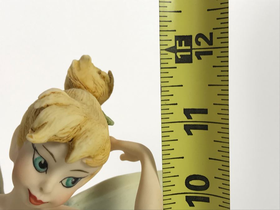 Walt Disney's Tinker Bell Sculpture Figurine By Florence Giuseppe Armani Figurine Made In Italy With Box 0108C 12'H (Estimate $450-$725) [Photo 13]