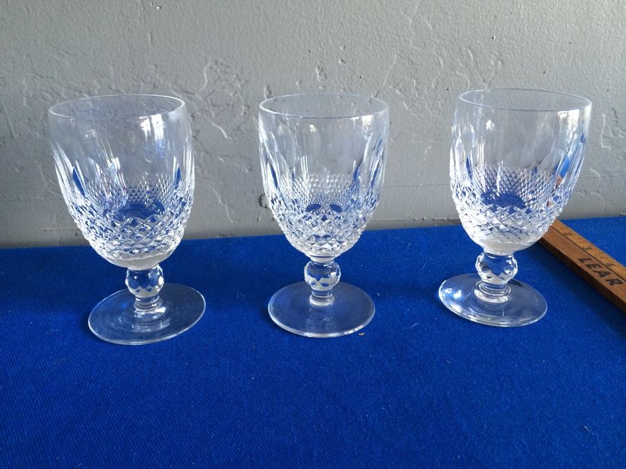WATERFORD Crystal Stemware - 3 Glasses [Photo 1]