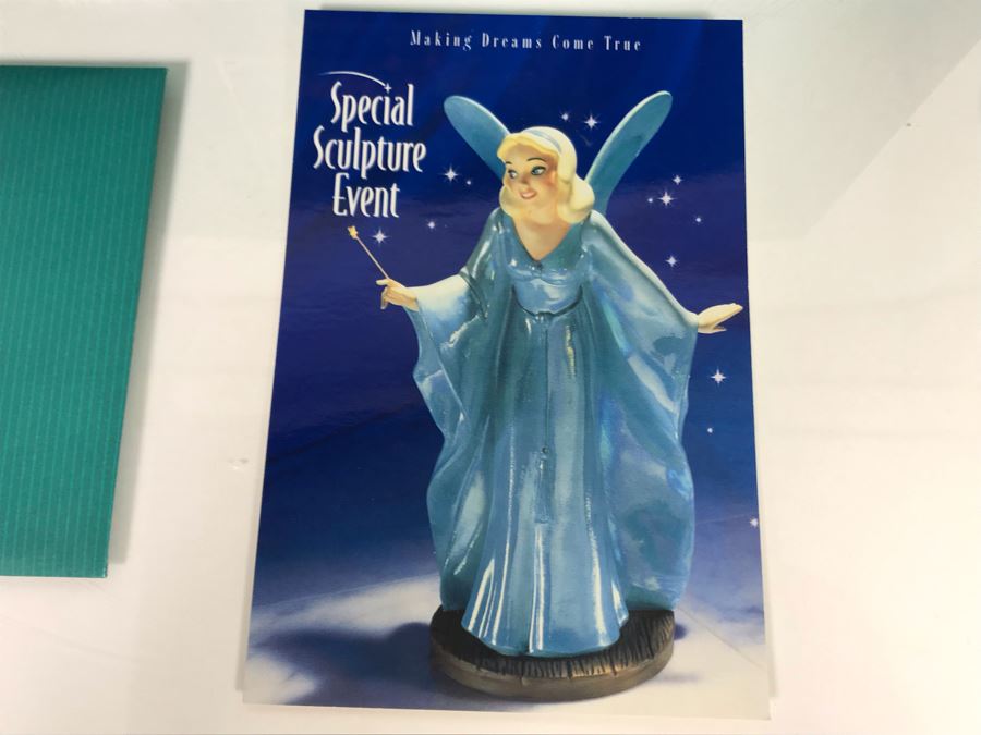 1997 Event Sculpture 'The Blue Fairy Making Dreams Come True' From Pinocchio Walt Disney Classics Collection With Box 9.5H [Photo 13]