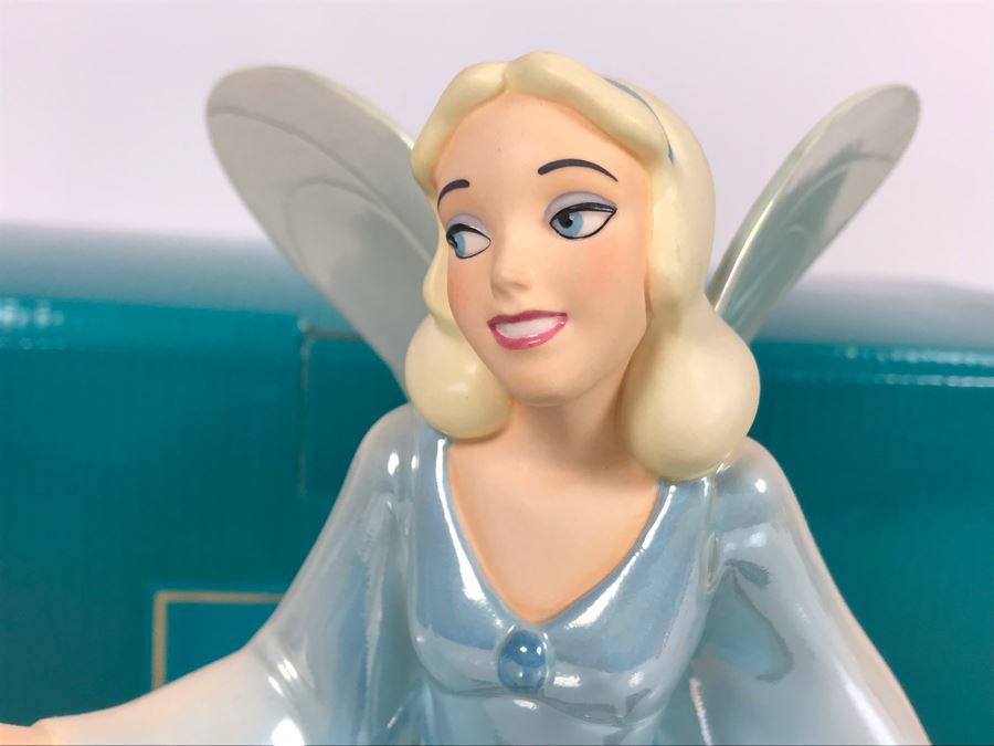 1997 Event Sculpture 'The Blue Fairy Making Dreams Come True' From Pinocchio Walt Disney Classics Collection With Box 9.5H [Photo 4]