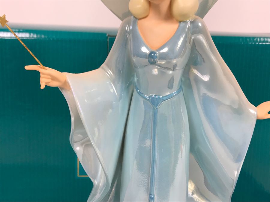 1997 Event Sculpture 'The Blue Fairy Making Dreams Come True' From Pinocchio Walt Disney Classics Collection With Box 9.5H [Photo 5]